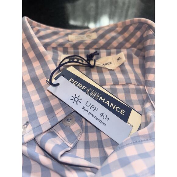 Onward Reserve Men’s Gorrie Classic Fit Performance Shirt XL Cabana Pink NWT - Picture 3 of 11